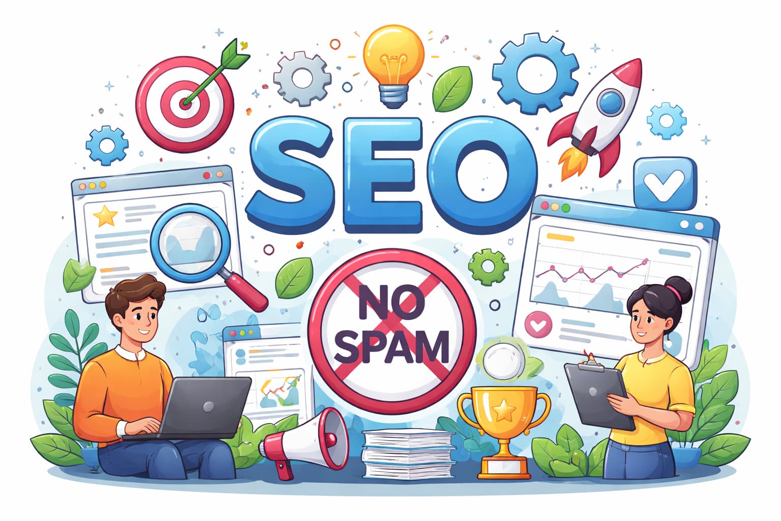 スパムなしの可視性